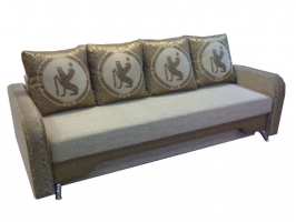Диван-кровать «Энигма» с подлокотниками. Ткань Наполеон